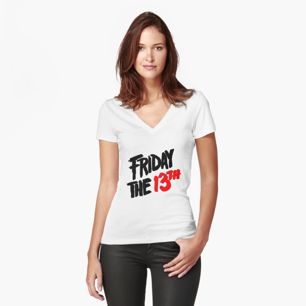 Item preview, Fitted V-Neck T-Shirt designed and sold by MikeProductions.