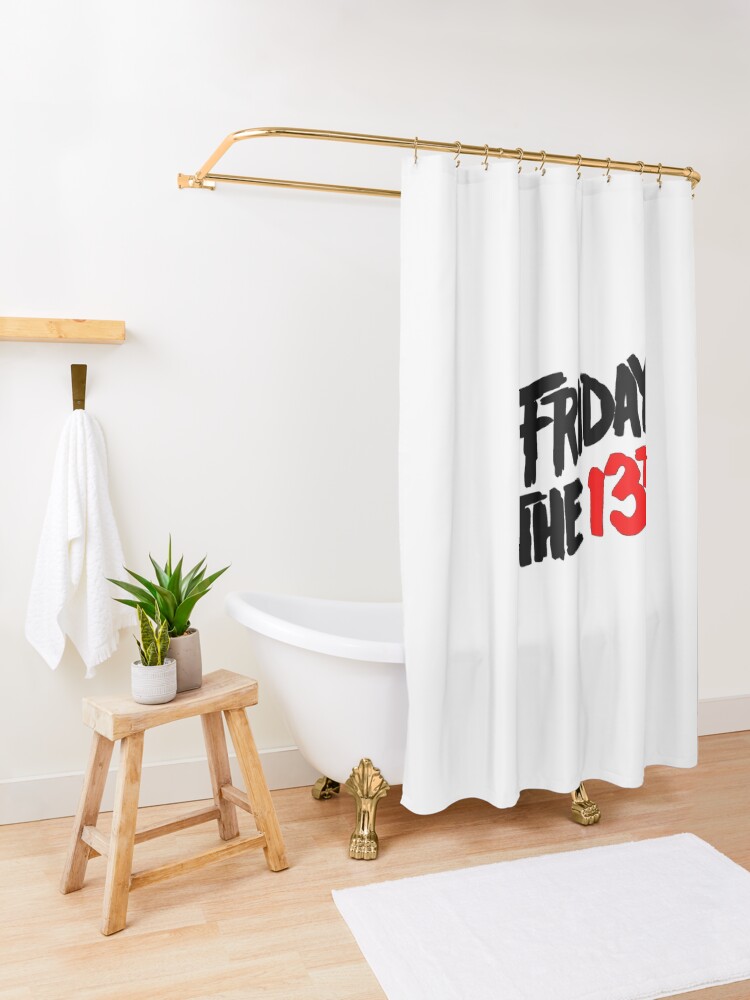 "Friday the 13th" Shower Curtain for Sale by MikeProductions Redbubble