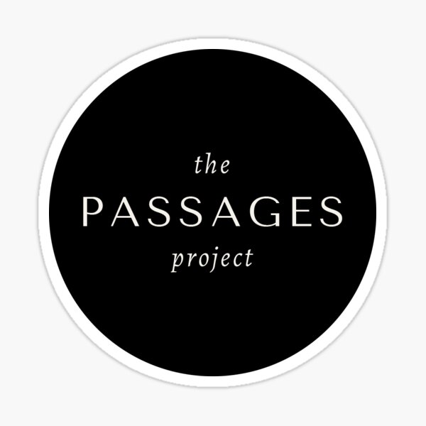 The Passages Project Circle Logo Sticker