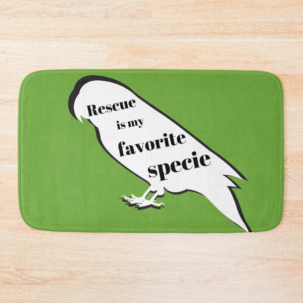 Item preview, rescue is my favorite specie parrot parakeet bird funny quote  designed and sold by L'Atelier Oranjade.