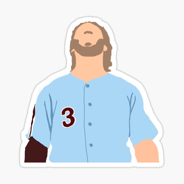 "Bryce harper" Sticker by toriidunnn | Redbubble