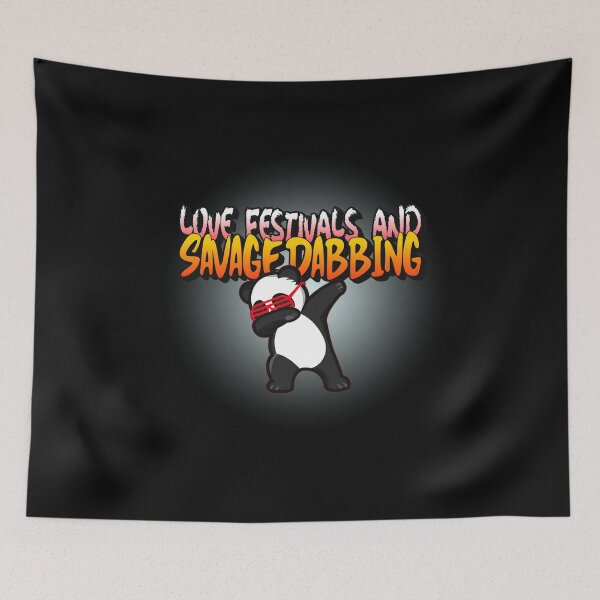 Item preview,  Love festivals and  dabbing, dancing panda bear designed and sold by RoManSmArt.