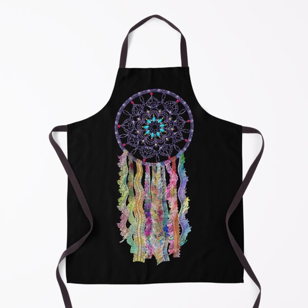 Watercolor Lace Dream Catcher | Original Cherie's Art(c)2020 Apron
