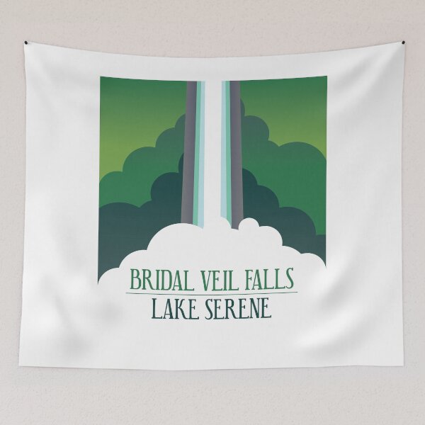 Aperçu de l'œuvre Bridal Veil Falls - Lac Serene créée et vendue par Moritz Schwäble.