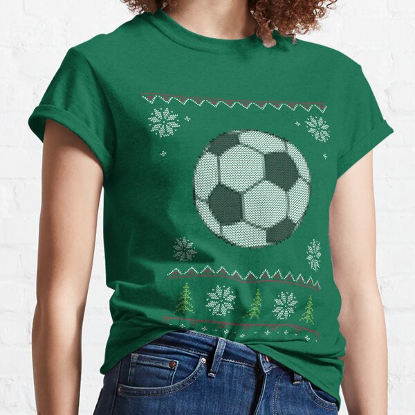 Soccer Football Ugly Sweater Christmas Classic T-Shirt