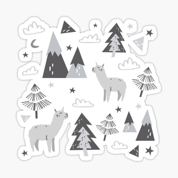 Baby Alpaca Sticker