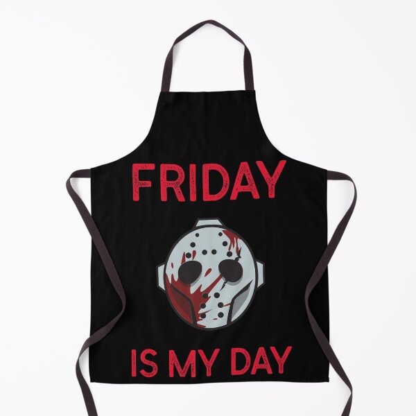 Item preview, Friday Is My Day Retro 80s Slasher Horror Halloween Design designed and sold by up4tee.