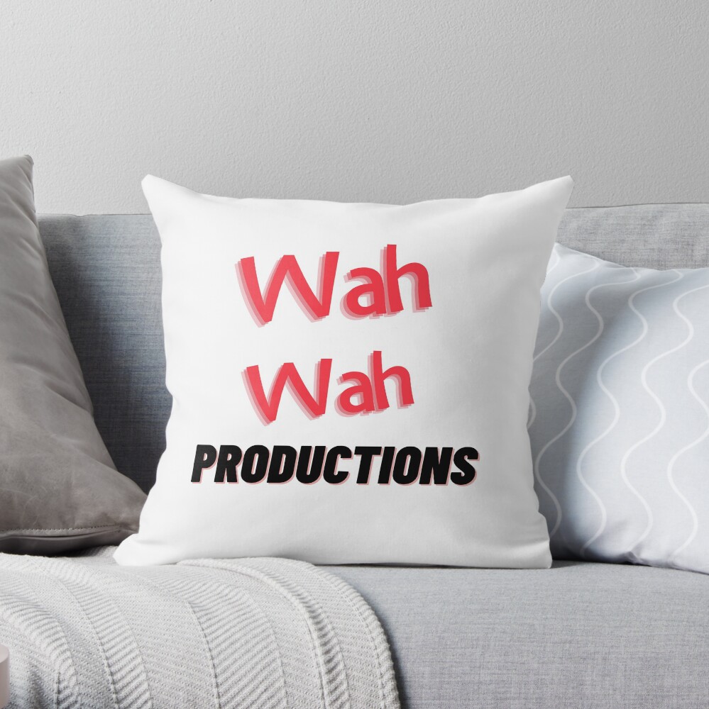 Wah Wah Productions - Mehmood Comedy Genius Throw Pillow
