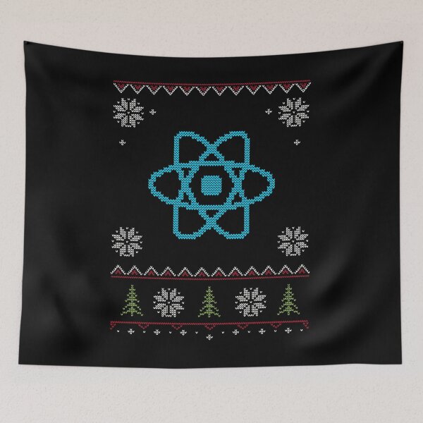 Item preview, ReactJS JavaScript Programmer Ugly Sweater Christmas designed and sold by vladocar.