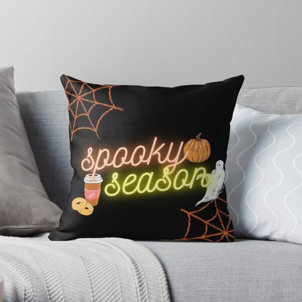 spooky season Throw Pillow