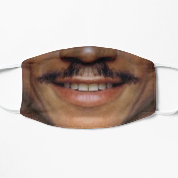 Moustache Art: The Billy Dee Flat Mask