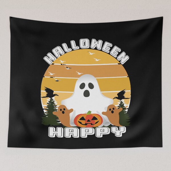 Item preview,  halloween bats happy zombie spooky ghosts designed and sold by buzz1days.