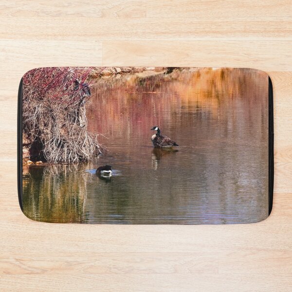 Item preview, Canada geese on the pond. designed and sold by CanadianWild418.