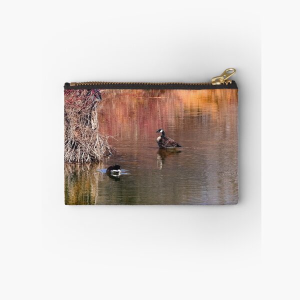 Item preview, Canada geese on the pond. designed and sold by CanadianWild418.