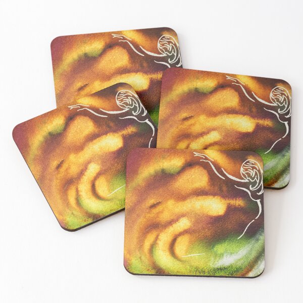 Item preview, Flamenco Dance Of Autumn Watercolor Abstract  designed and sold by Irina Sztukowski.