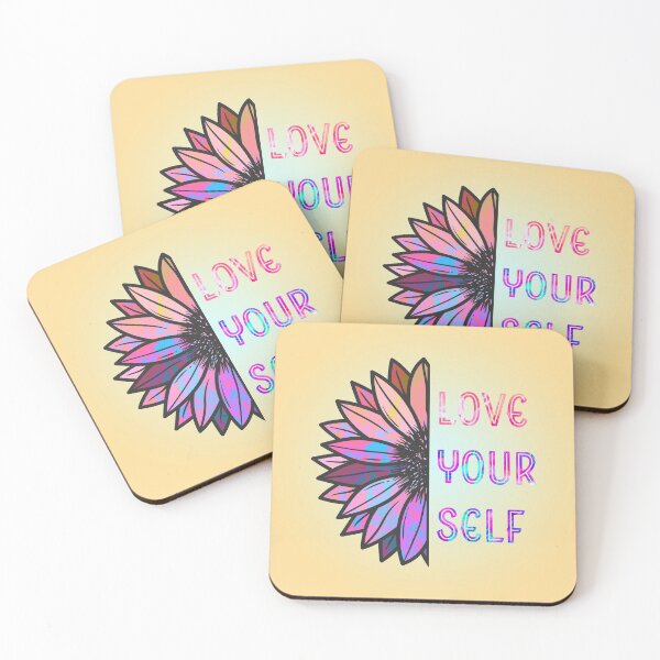 Item preview, Love Yourself Sunflower, Women Inspirational Self Empowerment designed and sold by LifeLikeDesigns.