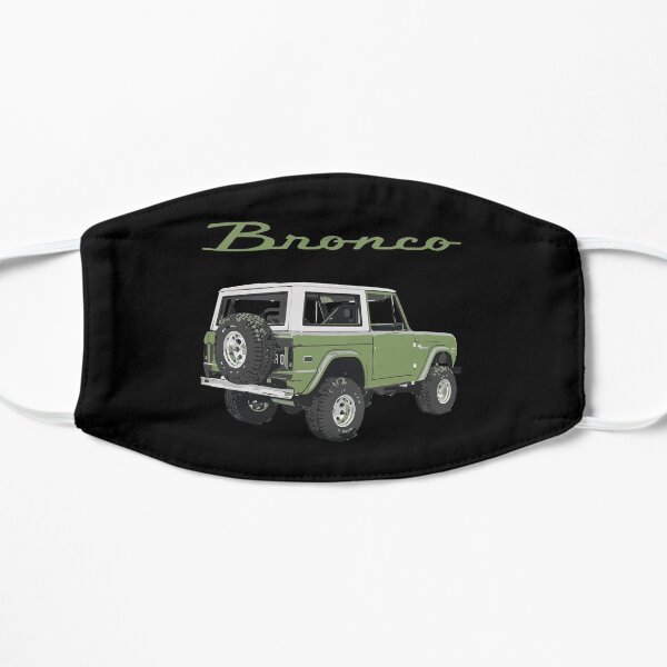 1971 Green Classic Ford Bronco Flat Mask
