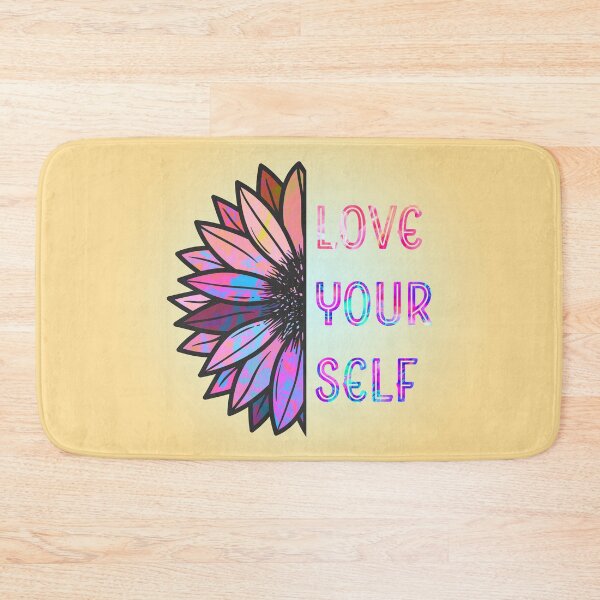 Item preview, Love Yourself Sunflower, Women Inspirational Self Empowerment designed and sold by LifeLikeDesigns.