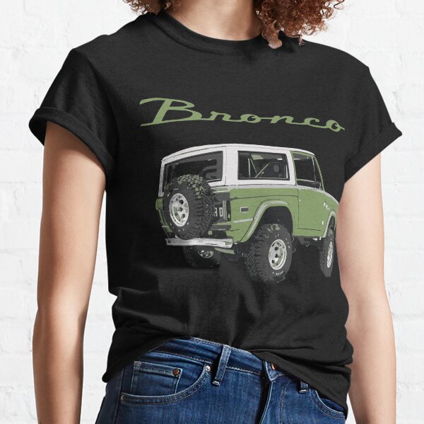 : Classic Vintage Ford Bronco Enjoy The Ride Cars and Trucks  Womens Graphic T-Shirt : Clothing, Shoes & Jewelry