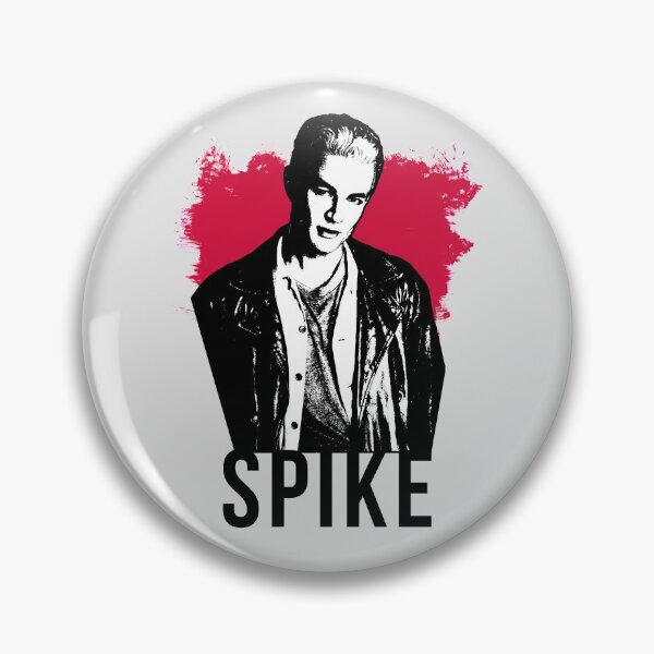 Item preview, Spike the Vampire - Red with Black Text (BtVS) designed and sold by Vixetches.