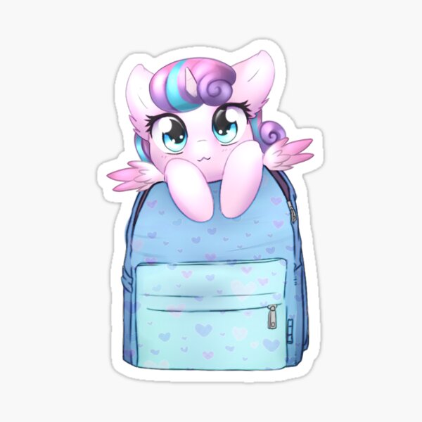 Flurryheart Bagpack Pony Sticker