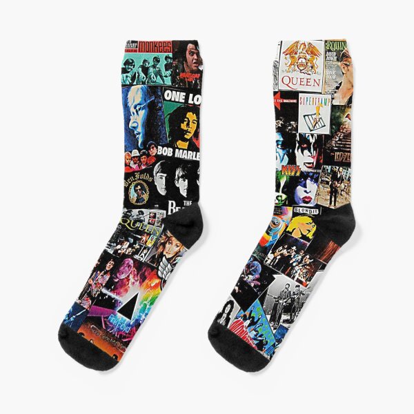 Rock Collage Socks