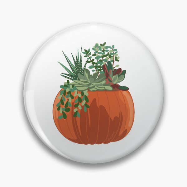 Item preview, Pumpkin with Succulent Garden designed and sold by artbycamrin.