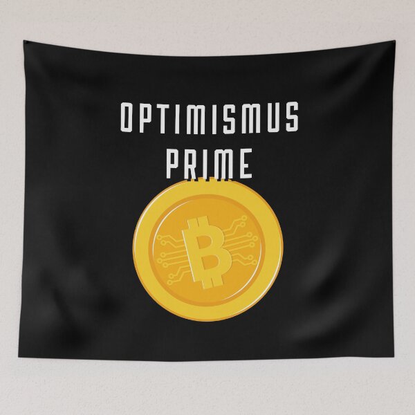 Item preview, Optimismus Prime T-Shirt Boom Stock Market Robot designed and sold by Two Left Hands Design.