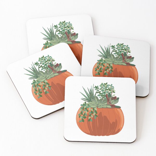 Item preview, Pumpkin with Succulent Garden designed and sold by artbycamrin.
