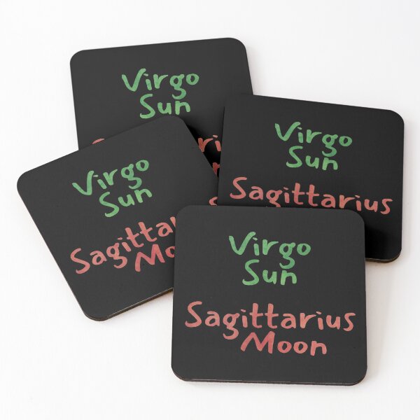 Item preview, Virgo Sun Sagittarius Moon Text designed and sold by leomooncreates.