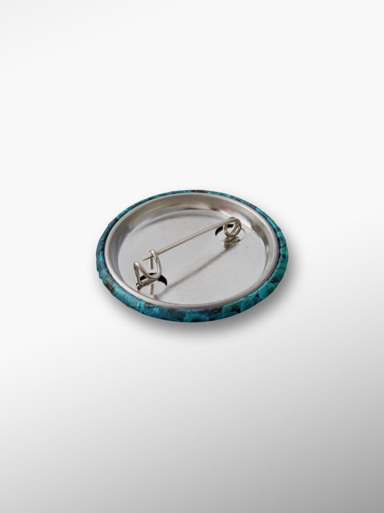 Alternate view of Disco Circles Blue Green Pin