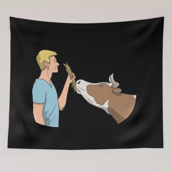 Item preview, Farmer feeds cow designed and sold by Monkey Ful.