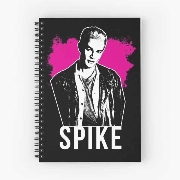 Item preview, Spike the Vampire - Hot Pink with White Text (BtVS) designed and sold by Vixetches.