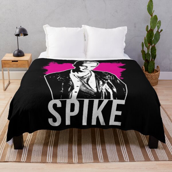 Item preview, Spike the Vampire - Hot Pink with White Text (BtVS) designed and sold by Vixetches.