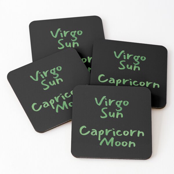 Item preview, Virgo Sun Capricorn Moon Text designed and sold by leomooncreates.