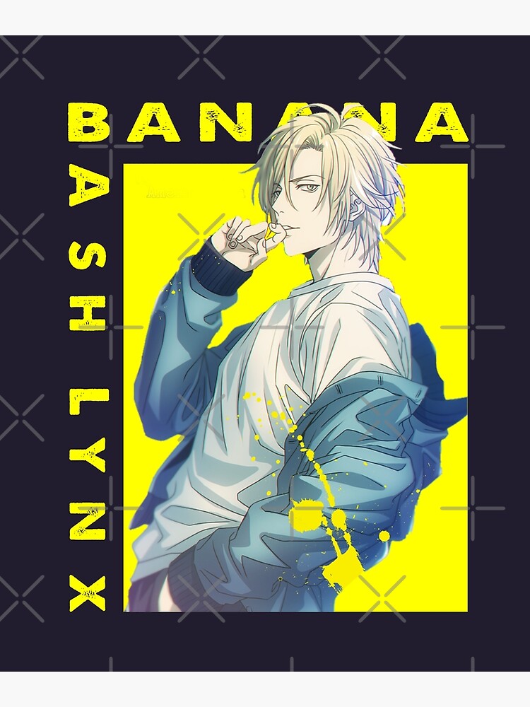 BANANA FISH Sunglasses Ash Lynx Black Anime Manga F/S