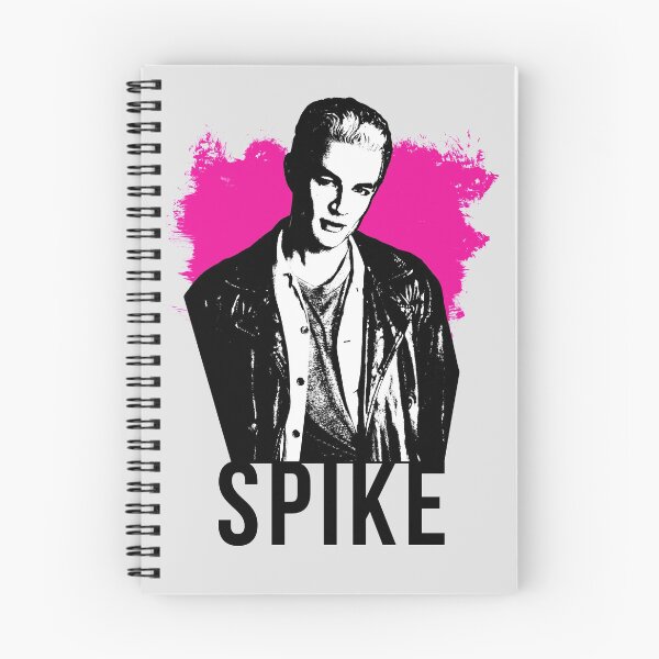 Item preview, Spike the Vampire - Hot Pink with Black Text (BtVS) designed and sold by Vixetches.