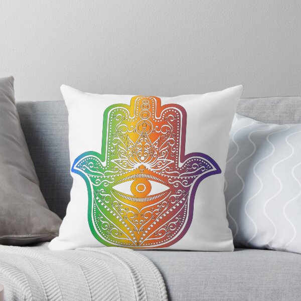 Item preview, Rainbow Hamsa Hand  designed and sold by SeedofAscension.