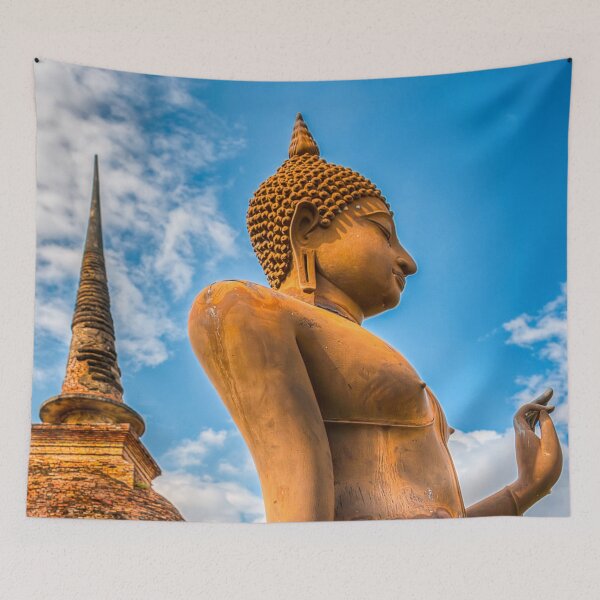 Item preview, Sukhothai Historical Park Buddha Thailand designed and sold by AJEvans.