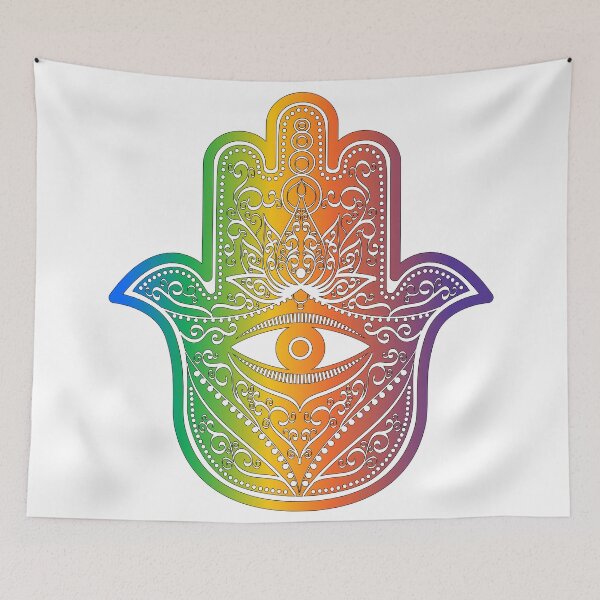 Artikelvorschau, Regenbogen Hamsa Hand entworfen und verkauft von SeedofAscension.