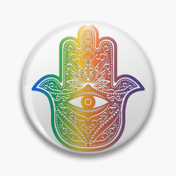 Item preview, Rainbow Hamsa Hand  designed and sold by SeedofAscension.