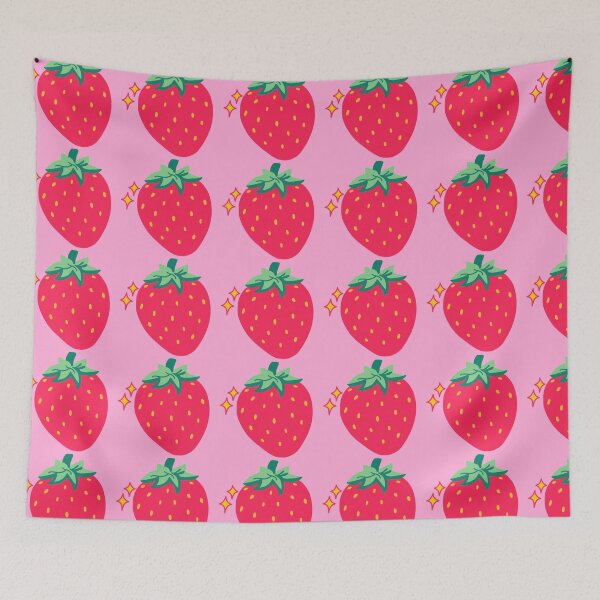 Item preview, OMIGHTY Strawberry print designed and sold by prettyuglyangel.