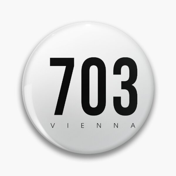 Item preview, Vienna, VA- 703 Area Code design designed and sold by CartoCreative.