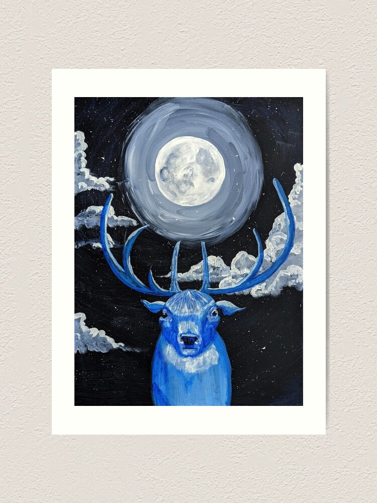 Deer Medicine Art Print for Sale by Elyza Velez