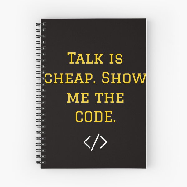 Item preview, Talk is cheap show me the code. designed and sold by zombiesmasher.
