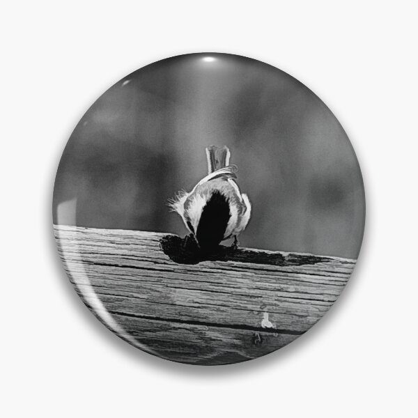 Item preview, Chickadee on the fence designed and sold by CanadianWild418.