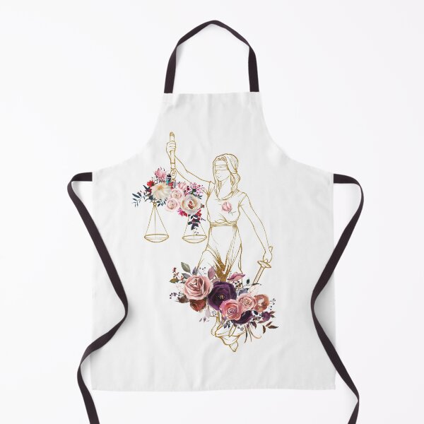 Item preview, Lady Justice Floral Print designed and sold by Lawandmedical.