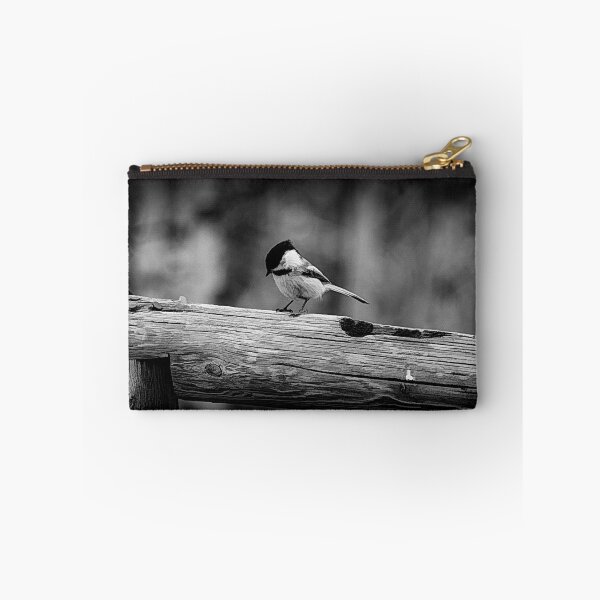 Item preview, Chickadee in black and white designed and sold by CanadianWild418.