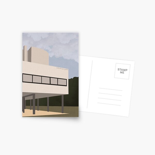 Modernism 5 Points Of Architecture Postcard By Jehelena Redbubble