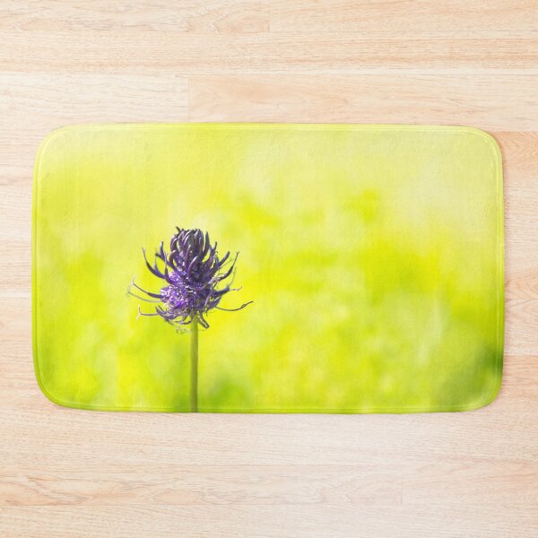 Item preview, Purple flower on green background, nature photography designed and sold by Stéphane  Thirion.